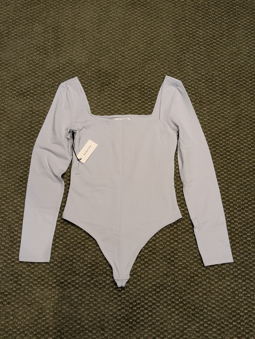 Babaton Contour Long Sleeve Square Neck One-Piece Bodysuit